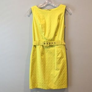 NWT Bright yellow Banana Republic Dress